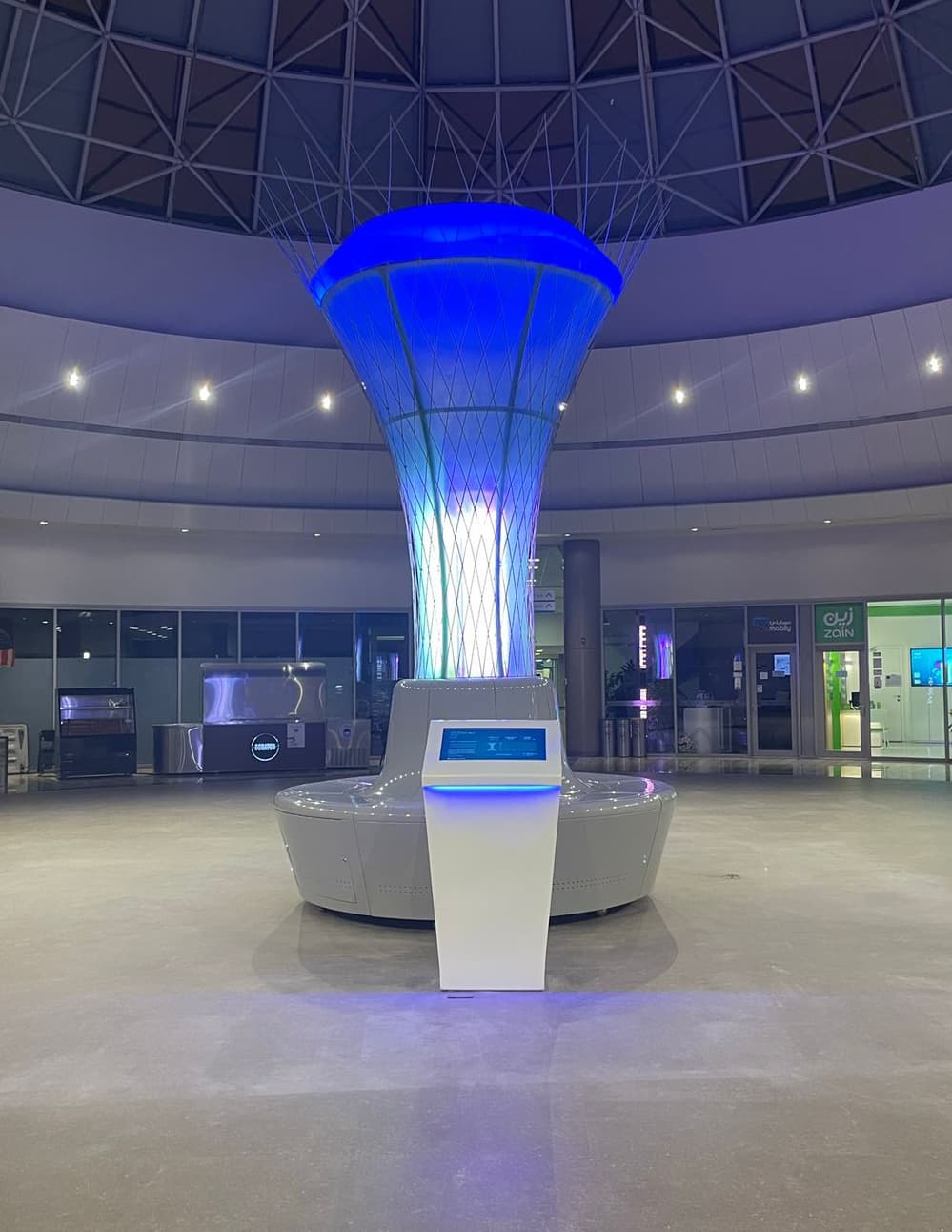 Clima Tree installation at an industrial site